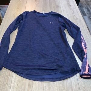 Under armour Women's Long Sleeve Tee Purple and Pink shirt top